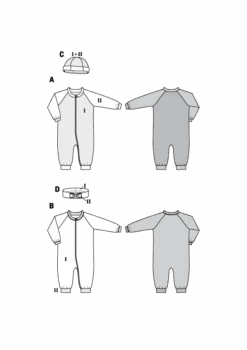 Burda Pattern B9328 (1M-18M) -Sewing Supplies Store 9328 m