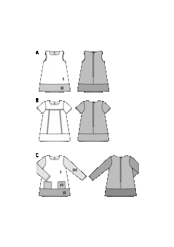 Burda Pattern 9380 (5-10) 10 Burda Pattern 9380 (5-10) -Sewing Supplies Store 9380 m