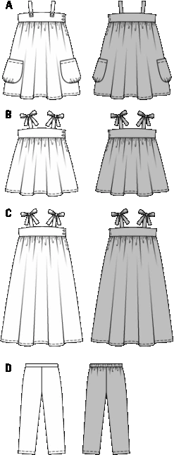 Burda Pattern 9437 (18M-6Yr) -Sewing Supplies Store 9437 m