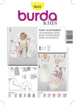 Burda Pattern 9635 (3M-18M)