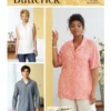 Butterick Pattern B6846 Unisex Button-Down Shirts