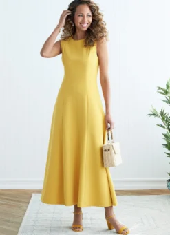 Butterick Pattern B6850 Misses' Jewel Or V-Neck Fit & Flare Dresses -Sewing Supplies Store B6850 product hires 01 scaled