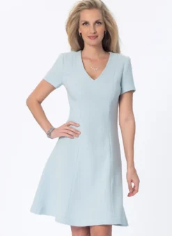 Butterick Pattern B6850 Misses' Jewel Or V-Neck Fit & Flare Dresses -Sewing Supplies Store B6850 product hires 02 scaled