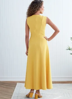 Butterick Pattern B6850 Misses' Jewel Or V-Neck Fit & Flare Dresses -Sewing Supplies Store B6850 product hires 04 scaled