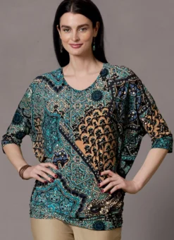 Butterick Pattern B6854 Misses' Tops & Tunic -Sewing Supplies Store B6854 product hires 03 scaled