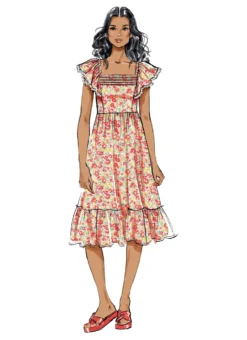 Butterick Pattern B6872 Misses' Dress -Sewing Supplies Store B6872 product hires 02 scaled