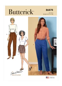 Butterick Pattern B6878 Misses' Pants And Shorts