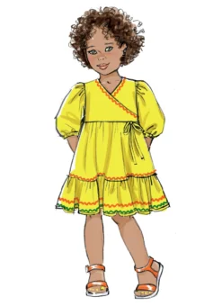 Butterick Pattern B6887 Children's Dress -Sewing Supplies Store B6887 product hires 02 scaled