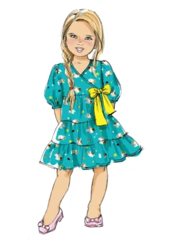 Butterick Pattern B6887 Children's Dress -Sewing Supplies Store B6887 product hires 03 scaled