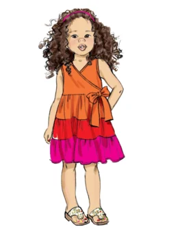 Butterick Pattern B6887 Children's Dress -Sewing Supplies Store B6887 product hires 04 scaled