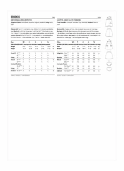 Butterick Pattern B6905 Baby Overalls, Dress And Panties 12 Butterick Pattern B6905 Baby Overalls, Dress And Panties -Sewing Supplies Store B6905 envelope back scaled