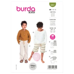 Burda Pattern 9261 Child Sportswear