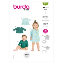 Burda Pattern 9277 Babies' Top And Dress