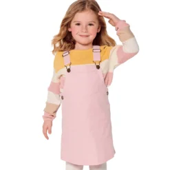 Burda Pattern 9287 Children's Bibbed Skirt – Pinafore -Sewing Supplies Store BUR9287 product hires 01 scaled