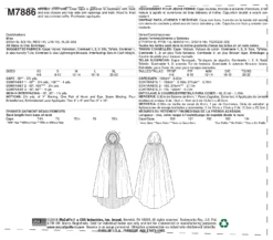 McCall's Pattern M7886 Misses' Costume -Sewing Supplies Store M7886