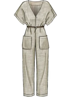 McCall's Pattern M7936 Misses'/Miss Petite Romper, Jumpsuit And Belt -Sewing Supplies Store M7936 03 scaled