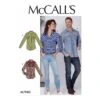 McCall's Pattern M7980 Misses' And Men's Shirts