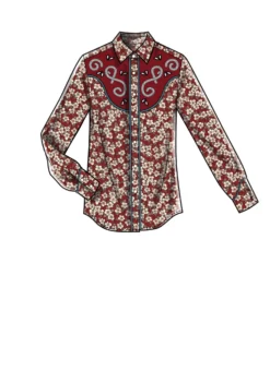 McCall's Pattern M7980 Misses' And Men's Shirts -Sewing Supplies Store M7980 05 scaled