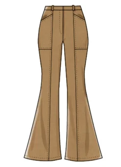 McCall's Pattern M8007 Misses' Pants -Sewing Supplies Store M8007 03 scaled