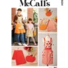 McCall's Pattern 8234 Children's And Misses' Aprons, Potholders And Tea Towel