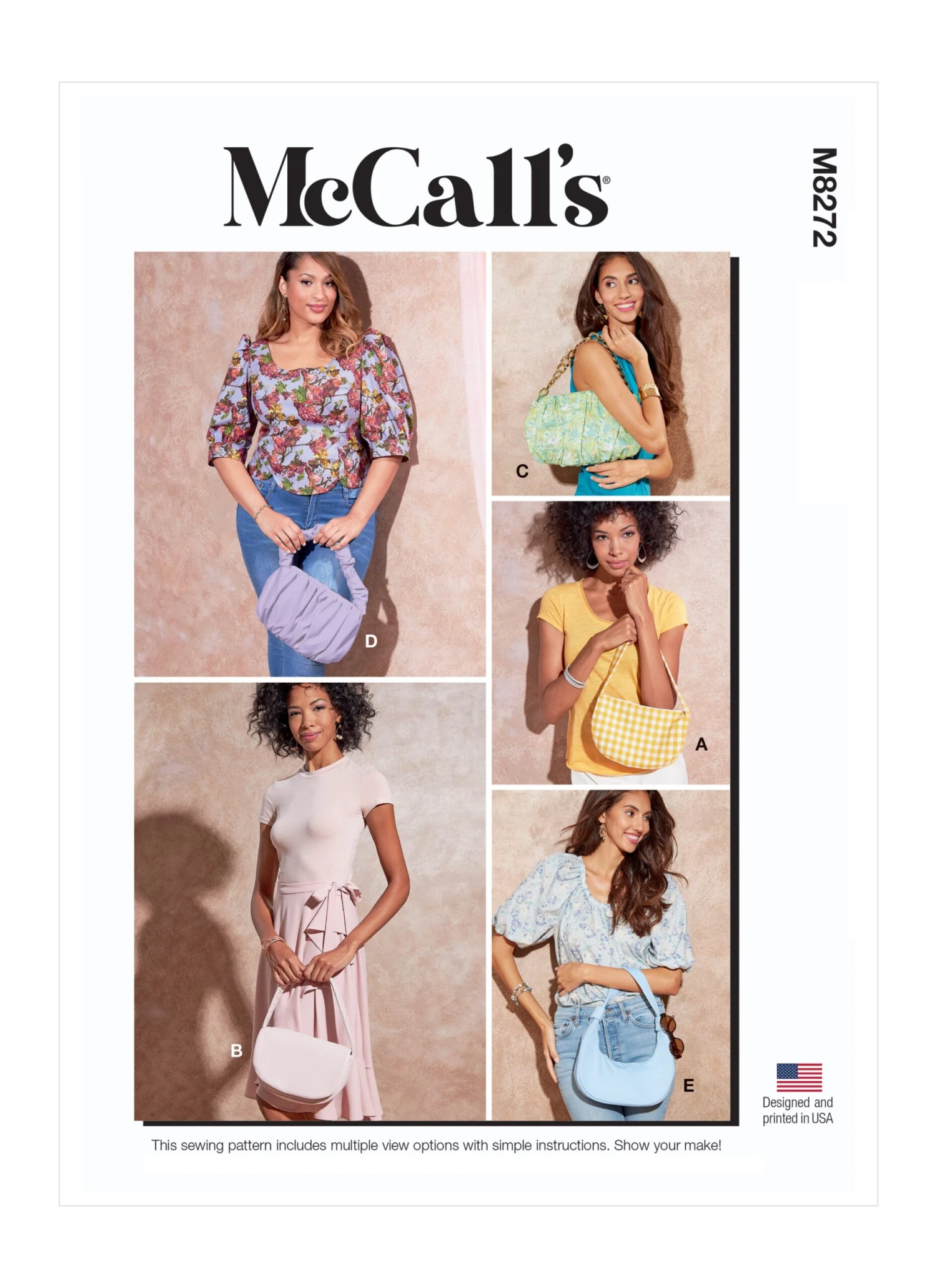 McCall's Pattern M8272 Purses 1 McCall's Pattern M8272 Purses