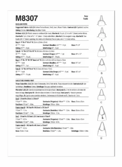 McCall's Pattern 8307 Bags And Totes -Sewing Supplies Store M8307 envelope back scaled