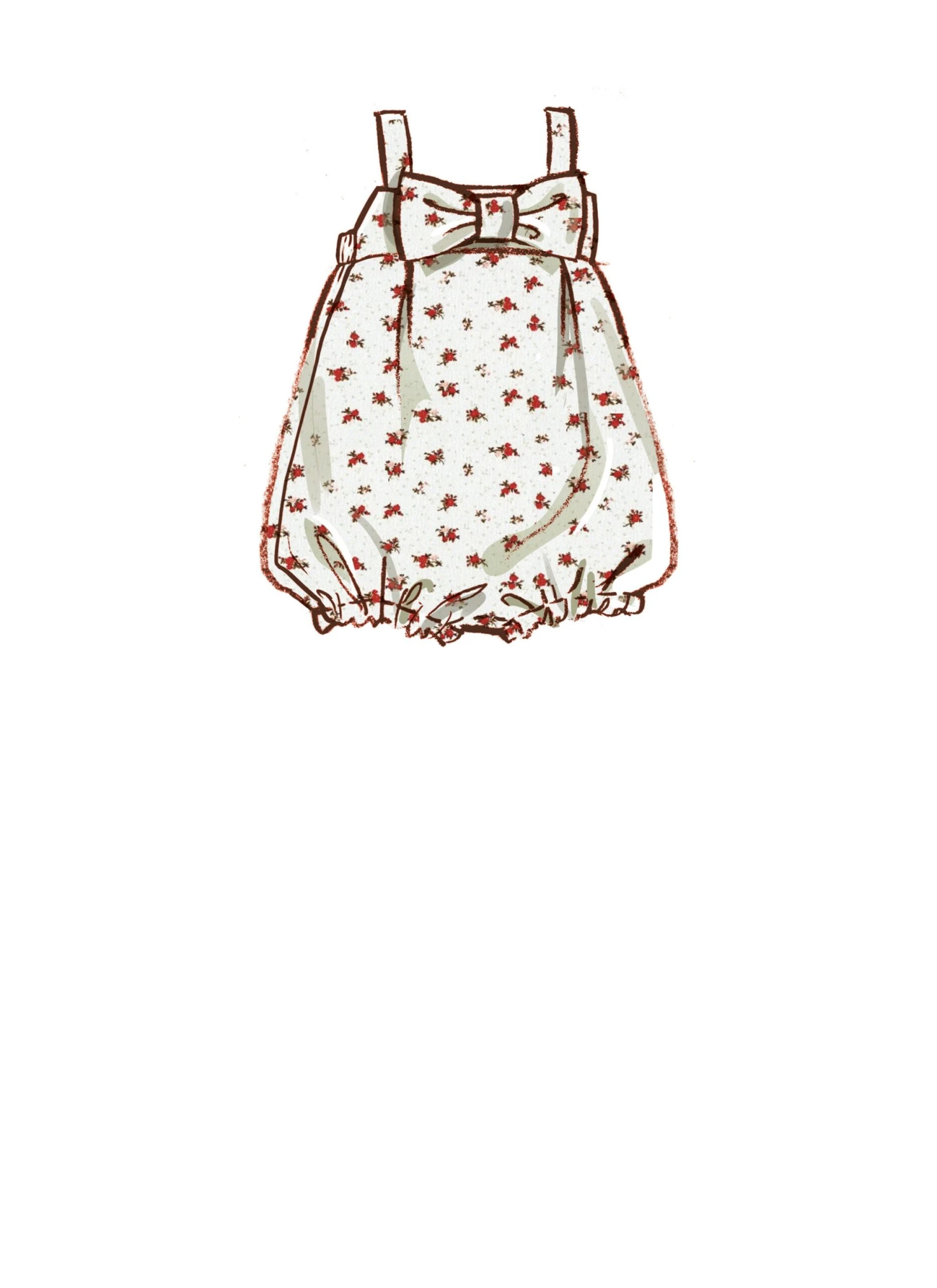 McCall's Pattern 8315 Infants' Rompers 4 McCall's Pattern 8315 Infants' Rompers - Image 4