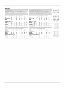 McCall's Pattern 8317 Girls Romper & Jumpsuits -Sewing Supplies Store M8317 envelope back scaled