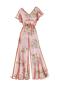 McCall's Pattern 8317 Girls Romper & Jumpsuits -Sewing Supplies Store M8317 product hires 04 scaled