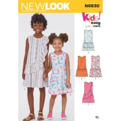 Newlook Pattern N6630 Children's And Girls' Dresses