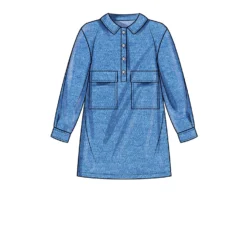 Newlook Pattern N6716 Child And Girl Dresses -Sewing Supplies Store N6716 product hires 03 scaled