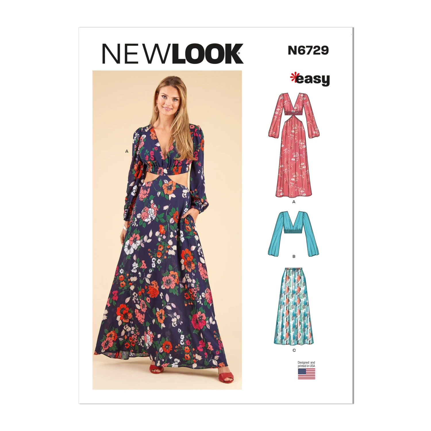 Newlook Pattern 6729 Misses' Dress, Top And Skirt 1 Newlook Pattern 6729 Misses' Dress, Top And Skirt