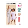 Newlook Pattern 6739 Children's And Girls' Dress, Top And Pants