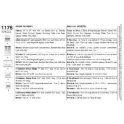 Simplicity Pattern 1176 OS Window Treatments 13 Simplicity Pattern 1176 OS Window Treatments -Sewing Supplies Store S1176 envelope back scaled