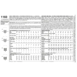 Simplicity Pattern 1183 Women's And Plus Size Corsets -Sewing Supplies Store S1183 envelope back scaled