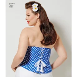 Simplicity Pattern 1183 Women's And Plus Size Corsets -Sewing Supplies Store S1183 product hires 02 scaled