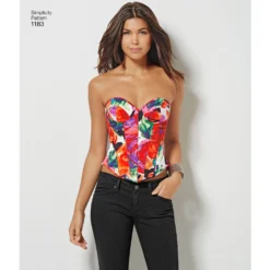 Simplicity Pattern 1183 Women's And Plus Size Corsets -Sewing Supplies Store S1183 product hires 03 scaled