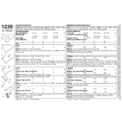 Simplicity Pattern 1239 Dog Coats In Three Sizes 17 Simplicity Pattern 1239 Dog Coats In Three Sizes -Sewing Supplies Store S1239 envelope back scaled