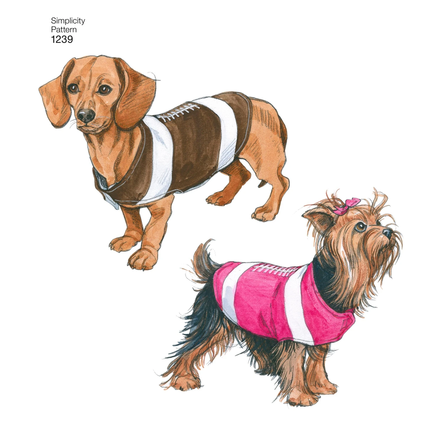 Simplicity Pattern 1239 Dog Coats In Three Sizes 5 Simplicity Pattern 1239 Dog Coats In Three Sizes - Image 5