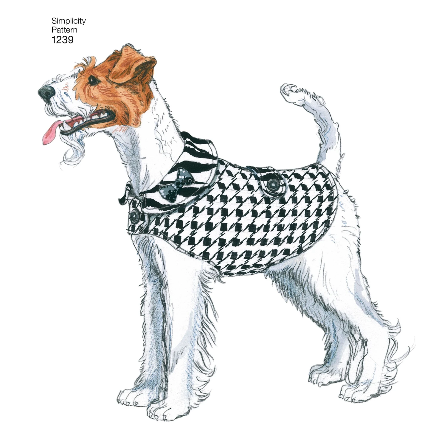 Simplicity Pattern 1239 Dog Coats In Three Sizes 6 Simplicity Pattern 1239 Dog Coats In Three Sizes - Image 6