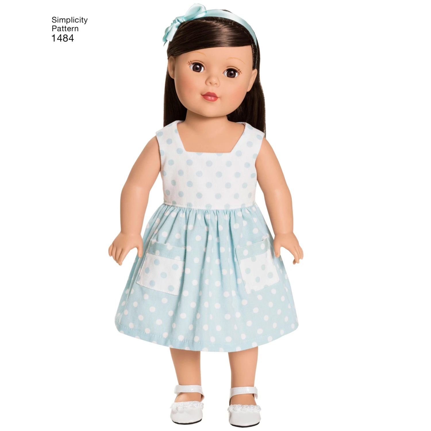 Simplicity Pattern 1484 OS 18" Doll Clothes 2 Simplicity Pattern 1484 OS 18" Doll Clothes - Image 2