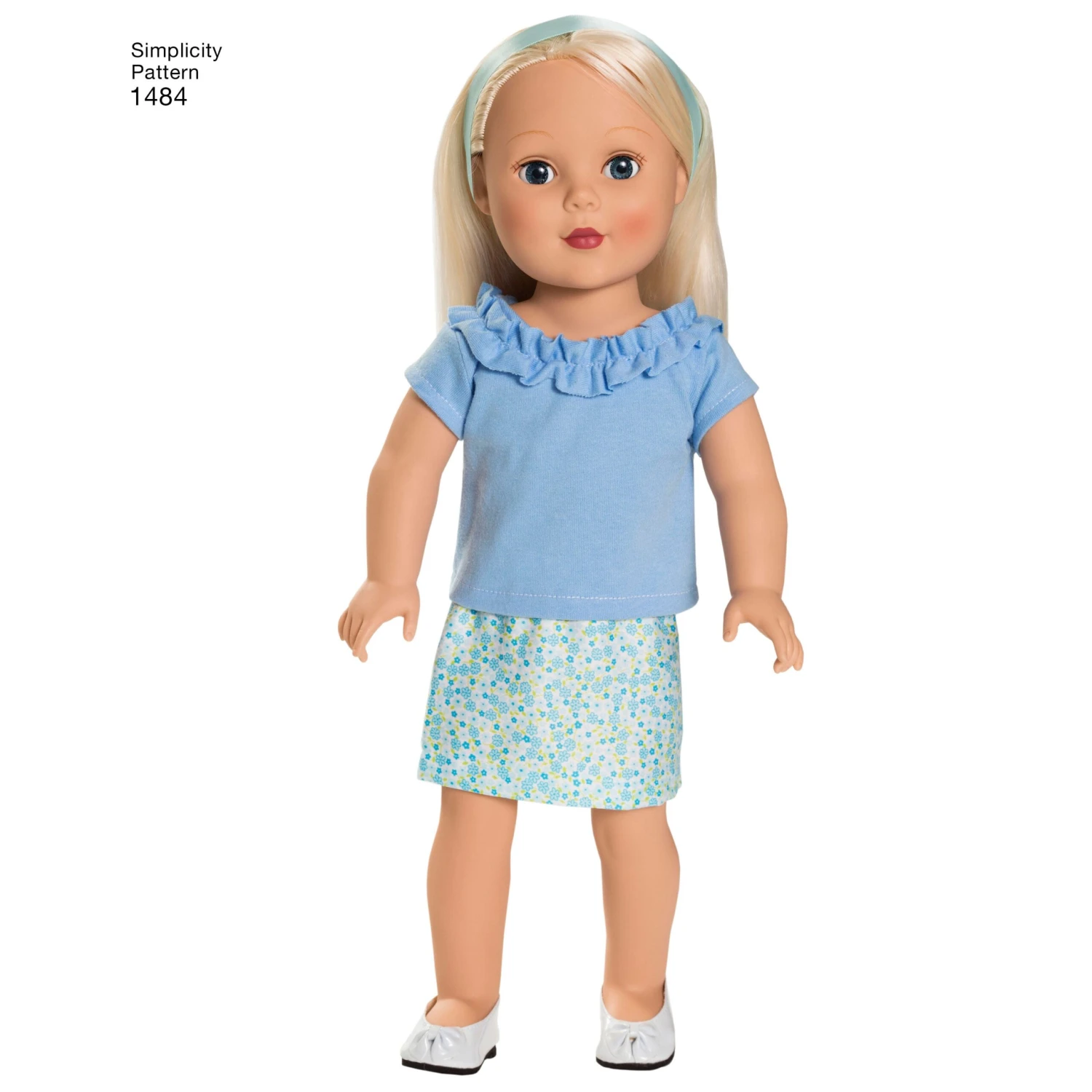 Simplicity Pattern 1484 OS 18" Doll Clothes 3 Simplicity Pattern 1484 OS 18" Doll Clothes - Image 3
