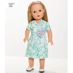 Simplicity Pattern 1484 OS 18" Doll Clothes 12 Simplicity Pattern 1484 OS 18" Doll Clothes -Sewing Supplies Store S1484 product hires 03 scaled