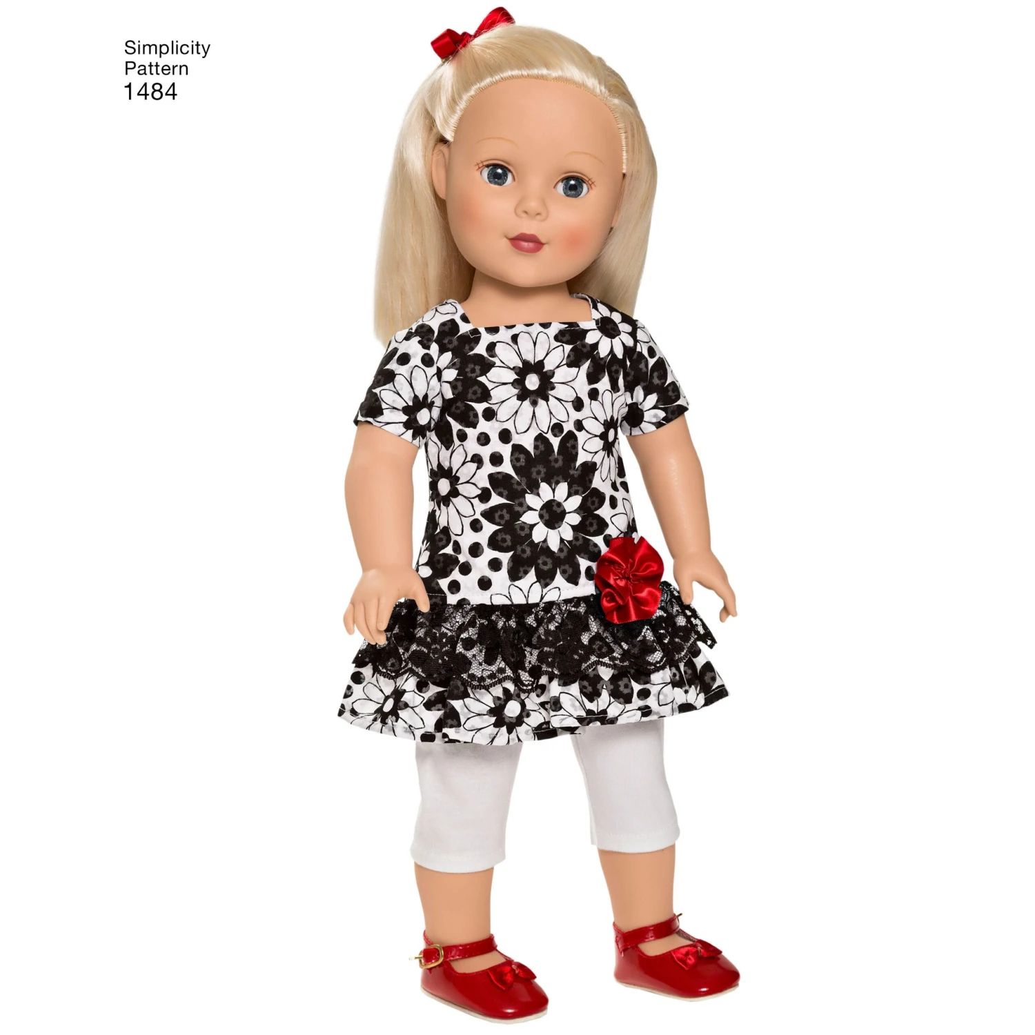 Simplicity Pattern 1484 OS 18" Doll Clothes 6 Simplicity Pattern 1484 OS 18" Doll Clothes - Image 6