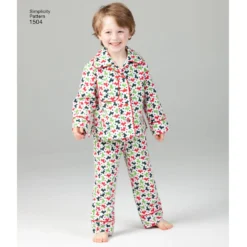 Simplicity Pattern 1504 Child's, Teens' And Adults' Loungewear -Sewing Supplies Store S1504 product hires 04 scaled