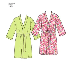 Simplicity Pattern 1563 Women's Men's And Teens' Sleepwear -Sewing Supplies Store S1563 product hires 02 scaled