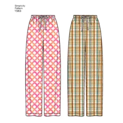 Simplicity Pattern 1563 Women's Men's And Teens' Sleepwear -Sewing Supplies Store S1563 product hires 03 scaled