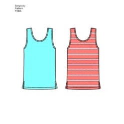 Simplicity Pattern 1563 Women's Men's And Teens' Sleepwear -Sewing Supplies Store S1563 product hires 05 scaled