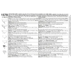 Simplicity Pattern 1578 OS Large Size Dog Clothes 5 Simplicity Pattern 1578 OS Large Size Dog Clothes -Sewing Supplies Store S1578 envelope back scaled