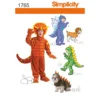 Simplicity Pattern 1765 Child's And Dog Costumes